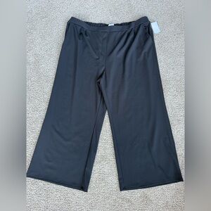 Black Wide-Leg Pants